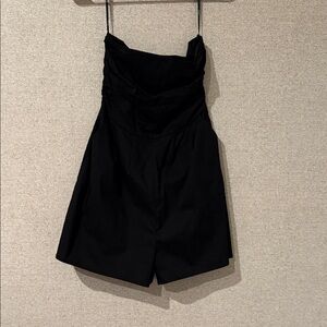Forever 21 Elegant Black Strapless Romper